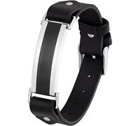 s.Oliver Identarmband Herren schwarz, 23.5