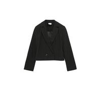 s.Oliver Verkürzter Blazer mit Glitzer-Nadelstreifen schwarz 170