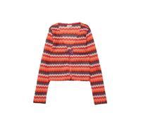 Strukturierte Jacke mit Bindeband im Loose Fit 146/152 orange|mehrfarbig 2177986.42X3.146_152