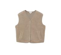 Teddy-Weste im Relaxed Fit 48 braun 2185358.9625.48