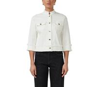Jacke aus Viskose-Baumwoll-Mix mit Fransen 44 creme 2178370.0200.44