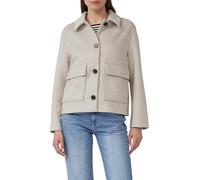 Jacke aus Wollmix im Relaxed Fit mit aufgesetzten Taschen 44 beige 2166938.81W6.44