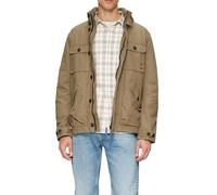 Regular Fit Bomberjacke im Utility Style mit Kapuze im Kragen XL men Mittelbraun