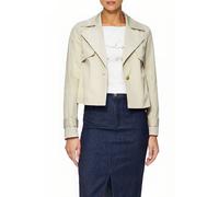 s.Oliver BLACK LABEL Verkürzte Relaxed-Fit-Jacke im Trench-Stil beige 38
