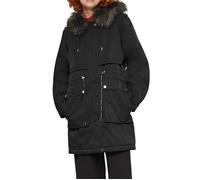 Gefütterter Parka mit abnehmbarem Kunstfell XL schwarz 2149857.9999.XL
