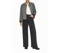 s.Oliver BLACK LABEL Melierter Blouson mit Druckknöpfen schwarz 38