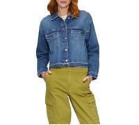 Oversized Jeansjacke mit offenem Saum | 360° Denim 34 blau 2150365.56Z2.34