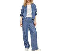 Leinenmix-Blouson mit Raffungen 42 blau 2163665.58Y6.42