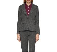 Kurzblazer S.OLIVER BLACK LABEL Gr. 44, grau (grey, black) Damen Blazer (72123439-44) grey, black