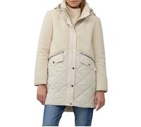 Kurzer Teddymantel im Fabricmix 38 Beige 2166586.8001.38