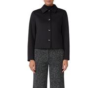 s.Oliver BLACK LABEL Regular Fit Kurzblazer mit Stretch-Anteil in Black, Größe 38
