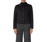 s.Oliver BLACK LABEL Regular Fit Kurzblazer mit Stretch-Anteil in Black, Größe 38