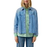 Oversized Denim-Jacke mit Hemdkragen und Brusttasche L blau 2174410.54Z6.L