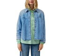 s.Oliver Denim-Jacke Oversized mit Hemdkragen und Brusttasche Damen Blau S
