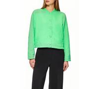 Strukturierter Blouson mit Stehkragen und Knopfleiste 34 grün 2156629.7326.34