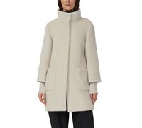 s.Oliver BLACK LABEL Teddy-Mantel mit Stehkragen Regular Fit Damen Beige Gr. 46