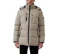 s.Oliver Wasserabweisende Pufferjacke mit abnehmbarer Kapuze und sportiven Details XL Beige