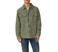 Gewaschenes Overshirt aus Cord mit Brusttaschen XXL Grün 2169240.7853.XXL