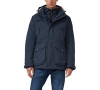 s.Oliver Parka Wasserabweisend – abnehmbare Kapuze, Fake-Fur-Futter – XL Blau