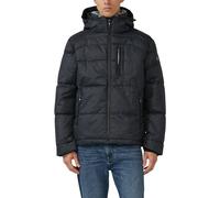 Melierte Pufferjacke mit abnehmbarem Kunstpelz-Innenkragen XXL blau 2171127.59A9.XXL