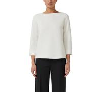 Jacquard-Sweatshirt im Relaxed Fit mit U-Boot-Ausschnitt 36 creme 2170799.0200.36