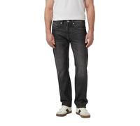 Straight-Jeans S.OLIVER, Herren, Gr. 34, Länge 34, grau (dk grau), Denim/Jeans, Obermaterial: 99% Baumwolle, 1% Elasthan, casual, straight fit normal, Jeans, Regular Fit, Mid Rise (28948111-34) dk gra