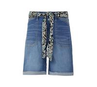 Jeans-Bermuda Karolin / Regular Fit / Mid Rise / Bindegürtel 42 blau 2165987.54Z1.42