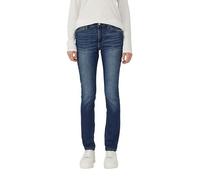 Slim-fit-Jeans S.OLIVER "Betsy", Damen, Gr. 42, Länge 32, blau (dunkelblau), Denim/Jeans, Obermaterial: 84% Baumwolle, 14% Polyester, 2% Elasthan, casual, slim fit, Jeans, mit Stretch (93574153-42) du