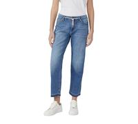 s.Oliver Cropped-Jeans Karolin/Regular Fit/Mid Rise/Straight Leg/offener Saum blau 34