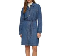 Jeans-Hemdkleid im Relaxed Fit mit Bindegürtel 38 blau 2169783.54Y2.38