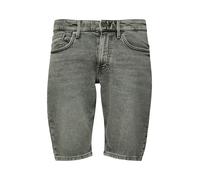 s.Oliver Jeans-Hose Bermuda-Jeans Regular Fit Mid Rise Sweat-Denim Grau Gr. 38