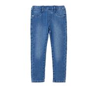 s.Oliver Hose Jeans-Treggings 2150033 – Skinny Fit, Mid Rise, Skinny Leg – Blau Mädchen 116 Slim