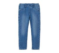s.Oliver Hose Jeans-Treggings 2150033 – Skinny Fit, Mid Rise, Skinny Leg – Blau Mädchen 116 Slim