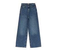 Weite Jeans S.OLIVER JUNIOR Gr. 146, N-Gr, blau (bluereg) Mädchen Jeans (62334609-146) bluereg