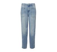 s.Oliver Ankle-Jeans Mom – Regular Fit, High-Rise, Tapered Leg – Blau Gr. 34