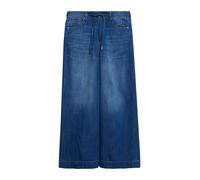 Culotte-Jeans Suri / Regular Fit / High Rise / Wide Leg / im Leinenmix 44 blau 2178637.55Y2.44