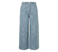 Culotte-Jeans Suri / Regular Fit / High Rise / Wide Leg / aus Denimjaquard 44 blau 2176463.53Y3.44