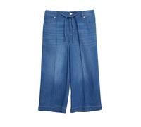 Culotte-Jeans / Relaxed Fit / High Rise / Wide Leg / im Leinenmix 54 blau 2182983.55Y2.54