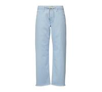 Cropped-Jeans Karolin / Regular Fit / Mid Rise / Straight Leg / offener Saum 34 blau 2163786.50Z8.34