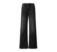 Schlagjeans S.OLIVER "SURI", Damen, Gr. 42, Länge 32, schwarz, Denim/Jeans, Obermaterial: 99% Baumwolle, 1% Elasthan, casual, normal lang, Jeans, mit Stretch-Anteil (13536264-42) schwarz