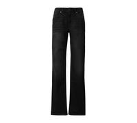 Straight-Jeans S.OLIVER, Damen, Gr. 36, Länge 30, schwarz, Denim/Jeans, Obermaterial: 82% Baumwolle, 11% Polyester, 6% Elastomultiester, 1% Elasthan, casual, regular fit normal, Jeans, Mid Rise, Regul