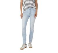 Skinny-fit-Jeans S.OLIVER "IZABELL", Damen, Gr. 44, Länge 32, blau (light blau), Denim/Jeans, Obermaterial: 84% Baumwolle, 14% Polyester, 2% Elasthan, skinny fit lang, Jeans, in coolen, unterschiedlic