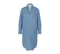 Jeanskleid im Relaxed Fit mit Kragen und aufgesetzten Taschen 46 blau 2161036.57Y6.46