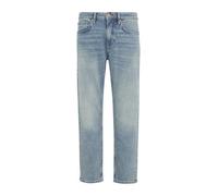 Slim-fit-Jeans S.OLIVER, Herren, Gr. 34, Länge 34, mid blau used, Denim/Jeans, Obermaterial: 99% Baumwolle, 1% Elasthan, unifarben, casual, slim fit lang, Jeans, in mittelblauer Waschung (18679962-34)