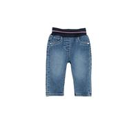 s.Oliver Jeans Red Label Regular Fit High Rise Straight Leg Umschlagbund Hellblau Gr. 80