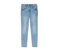 Regular-fit-Jeans S.OLIVER JUNIOR, Jungen, Gr. 158, N-Gr, blau (blaureg), Denim/Jeans, Obermaterial: 85% Baumwolle, 14% Polyester, 1% Elasthan, unifarben, regular fit knöchellang, Jeans, mit Taschen (
