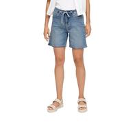 Jeans-Shorts Franciz / Mid Rise / Tapered Leg / mit Waschung 36 blau