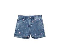 s.Oliver Jeans-Shorts/Super High Rise/Wide Leg/All-Over-Stickerei blau 98/REG
