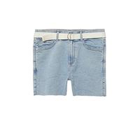 s.Oliver Jeans-Shorts Suri/Slim Fit/High Rise/Skinny Leg/Textilgürtel blau 140/REG