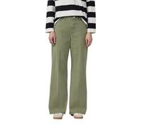 s.Oliver Jeanshose Suri Regular Fit High Rise Wide Leg Olive Größe 40/32